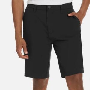 Hurley Hybrid stretch shorts comfort waist water repellent zip pockets black
